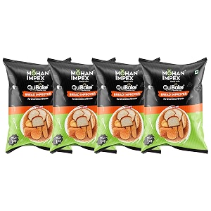 mohan impex bread improver 1kg pack of 4 - enhances dough rise improves crust amp freshness - ideal baking powder for breads buns seitan amp bakery mixes for fluffy results