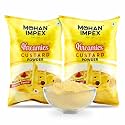 MOHAN IMPEX Vanilla Custard Powder 1 Kg [Pack of 2] | Instant Creamy Dessert | Sweet Pudding, Caramel &amp; Cake Filling | Smooth Texture, Delicious Taste, Easy to Prepare