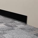Mohawk Night Skies Black Vinyl Cove Wall Base Molding Trim 4x48-30 Pieces
