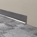 Mohawk Smoke Gray Vinyl Cove Wall Base Molding Trim 4x48-30 Pieces
