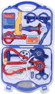 mohini collection doctor set blue foldable suitcase kit