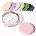 MOHOPE 8Pcs Air Cushion Makeup Sponges for Foundation with Portable Box | Latex-Free Blending Sponge for Liquid, Cream, Foundation and Powder | Round Powder Puff | Mix