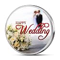 MOHUR Happy Wedding Coloured (999) Pure Silver Coin