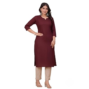 Moirai Airy Linen Long Kurtis for Women