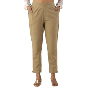 Moirai Cotton Regular Fit Woman Trousers Pants