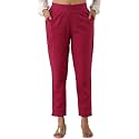 Moirai Cotton Regular Fit Woman Trousers Pants