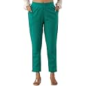 Moirai Cotton Regular Fit Woman Trousers Pants