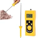 Moisture Meter for Coal Powder and Soil, Soil Soil Humidity Tester, HD LCD Backlit Display, with Probe Length 450mm, High Accuracy and Sensitivity, for Coal Dust, Silver Sand, Sediment Analysis
