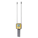 Moisture Meter for Grass and Pasture, Forage Moisture Tester with Dual Probes for Deep Penetration, 0-80% Humidity Detector for Straw and Wheat Bran, Backlit Display, Includes Storage Bag