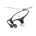 mojawa Upgraded Run Plus New Bone Conduction Swimming Headphones, IP68 Waterproof Bluetooth Earphones with 32GB MP3 Player, Deep Bass Open-Ear Headset, ENC Mic for Clear Calls, for Running, Cycling