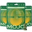 Mojo Focus Gummies Extra Strength with Lion's Mane Mushroom, Cordyceps & Panax Ginseng, Mushroom Gummies Brain Supplement for Adults, Memory/Energy Support, Mental Clarity, Vegan Yuzu Lime (3 Pack)