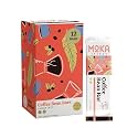 Moka Energy Vanilla Latte Coffee Energy Bar Made from Real Coffee Beans | Smooth Vanilla Espresso Coffees Snack with 90mg Caffeine | Portable Energy | Vegan, Gluten Free | No Brew, No Cup Needed - 12 Pack