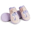 Truelove Dog Boots Waterproof Dog Shoes with Reflective Straps for Small Medium Large