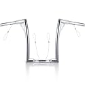MoKitDora Sportster Dyna Softail Road King Road Glide Ape Hanger Handlebar 12” Rise 1-1/4” Fat 1" Clamp Apes Z Bars for Harley XL883 1200, Chrome