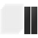 MoKo 400x300mm DIY PC Case Dust Mesh Fan Filter, 1mm Hole, 4 PCS, White