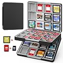 MoKo 60 Game Card Case Compatible with Nintendo Switch 2/OLED/3DS/3DSXL