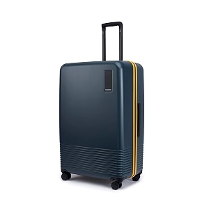 mokobara iconic check-in large trolley bag 79cm 110l navy amp yellow
