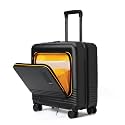 MOKOBARA The Cabin Overnigher Luggage Black 48 cm Small German Makrolon Poly-Carbonate Hard Sided 8 Hinomoto Wheels Cabin Suitcase Trolley - Crypto Sunray