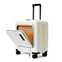 MOKOBARA The Cabin Overnighter Polycarbonate Hardsided Luggage | 8 Wheel Trolley Bag Suitcase with Built in TSA Lock for Men and Woman (Still Loading Brownray (Limited Edition))