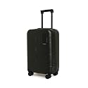 MOKOBARA Em Cabin Luggage Polycarbonate Small Size 8 Wheel Trolly Luggage Hardsided Green Suitcase with Built in TSA Lock Hinomoto Wheels-Heavy Dose