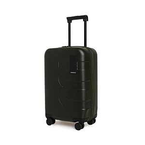 mokobara em cabin luggage polycarbonate small size 8 wheel trolly luggage hardsided green suitcase with built in tsa lock hinomoto wheels-heavy dose