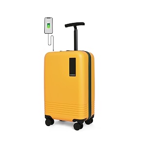 mokobara the float - cabin luggage polycarbonate 8 wheel trolly luggage hardsided suitcase with built in tsa lock summer greenray limited edition