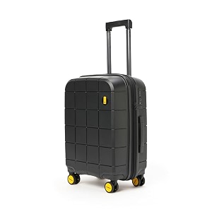 mokobara the hovercraft expandable luggage  polypropylene 8 wheel trolly luggage hardsided suitcase with built in tsa lock travel suitcase for men amp women cabin crypto