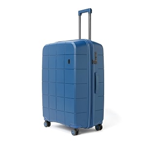 mokobara the hovercraft expandable luggage  polypropylene 8 wheel trolly luggage hardsided suitcase with built in tsa lock travel suitcase for men amp women check-in large ocean