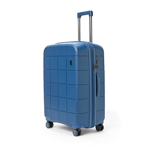 mokobara the hovercraft expandable luggage  polypropylene 8 wheel trolly luggage hardsided suitcase with built in tsa lock travel suitcase for men amp women check-in ocean