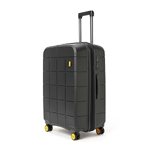 mokobara the hovercraft expandable luggage  polypropylene 8 wheel trolly luggage hardsided suitcase with built in tsa lock travel suitcase for men amp women check-in crypto