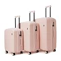 MOKOBARA The Hovercraft Expandable Luggage | Polypropylene 8 Wheel Trolly Luggage Hardsided Suitcase with Built in TSA Lock Travel Suitcase for Men & Women (Set of 3, Lucky Charm)