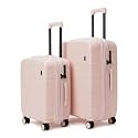 MOKOBARA The Hovercraft Expandable Luggage | Polypropylene 8 Wheel Trolly Luggage Hardsided Suitcase with Built in TSA Lock Travel Suitcase for Men &amp; Women (Set of 2, Lucky Charm)