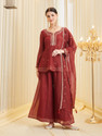 MOKOSH Women Kurta Pant Dupatta Set