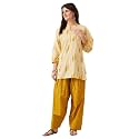 MOKOSH Womens Cotton Print Kurta with Farsi