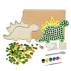 mold your memories dino glass mosaic art and craft diy kit for boys and girls diy ganpati making kit creative kits for kidscraft kits amp suppliesgifts for kids ages 3 to 12 years