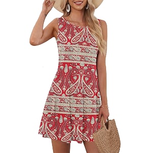 MOLERANI Womens Casual Summer Swing Simple Loose