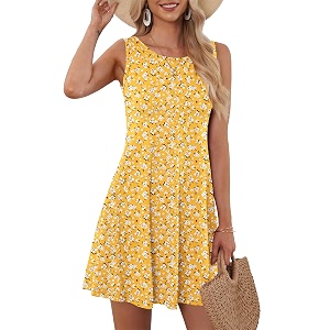 MOLERANI Womens Casual Summer Swing Simple Loose