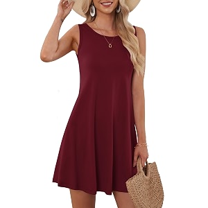 MOLERANI Womens Casual Summer Swing Simple Loose