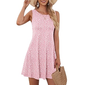 MOLERANI Womens Casual Summer Swing Simple Loose