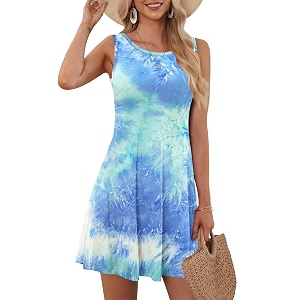 MOLERANI Womens Casual Summer Swing Simple Loose