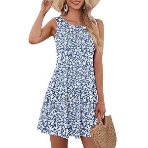 MOLERANI Womens Casual Summer Swing Simple Loose