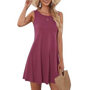 MOLERANI Womens Casual Summer Swing Simple Loose