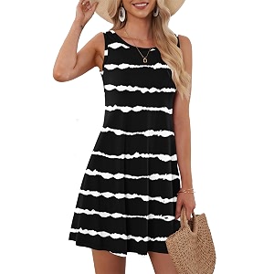MOLERANI Womens Casual Summer Swing Simple Loose