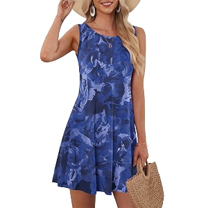 MOLERANI Womens Casual Summer Swing Simple Loose