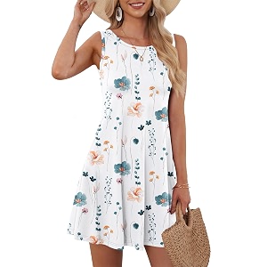 MOLERANI Womens Casual Summer Swing Simple Loose