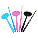 mollensiuer 3 Set Plastic Handheld Eye Occluder Professional Eye Exam Occluder for Vision Test Ophthalmic Examination