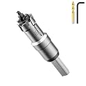 Mollom 13/16" (21mm) Heavy Duty Carbide Hole Saw with 2 Pilot Bits