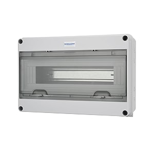 mollom 15 way circuit breaker mcb distribution protection box