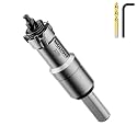 Mollom 19/32" (15mm) Heavy Duty Carbide Hole Saw with 2 Pilot Bits