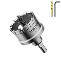 Mollom 2" (51mm) Heavy Duty Carbide Hole Saw with 2 Pilot Bits